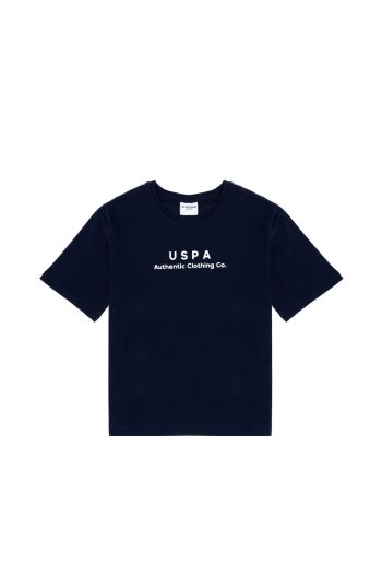 U.S. Polo Assn. Boys' Navy Comfort Basic Crew Neck T-Shirt 50306513-vr033