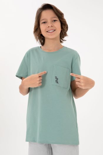 U.S. Polo Assn. Boys' Aquamarine Crew Neck T-Shirt 50298096-vr048