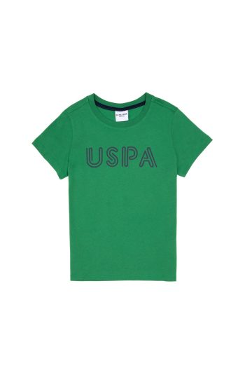 U.S. Polo Assn. Boys' Green Basic Crew Neck T-Shirt 50306483-vr054