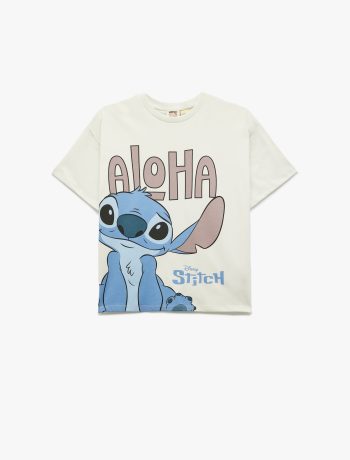 Licensed Boys' Stitch Printed Short Sleeve Cotton T-Shirt