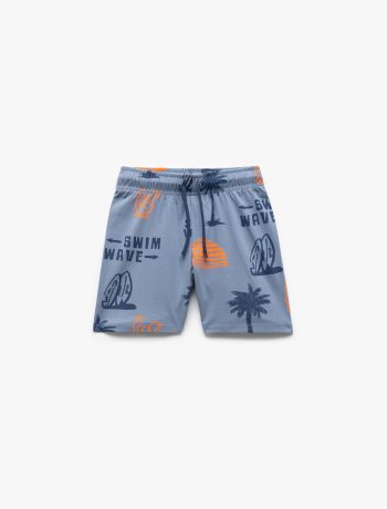 Boys' Cotton Drawstring Waist Pocket Detail Basic Shorts