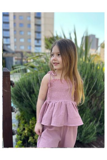 My Kids Wear Ruffled Detail Girls' Outfit