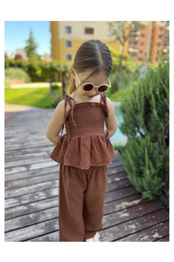 My Kids Wear Ruffled Detail Girls' Outfit