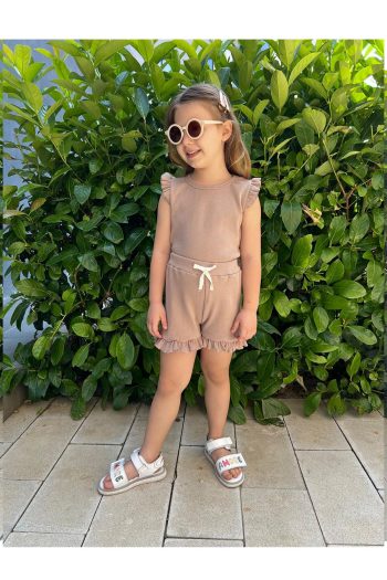 My Kids Wear Frilly Girl's Shorts Set