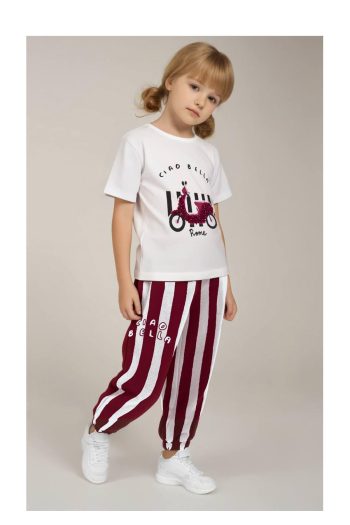 My Kids Wear Colorful Patterned Children’s Top and Bottom Set