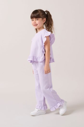 Ruffle Waffle Summer Two-Piece Set for Girls