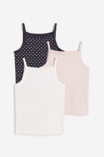 3-Piece Sleeveless Jersey Top