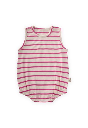 Striped Bodysuit 0-3 Years Fuchsia Striped
