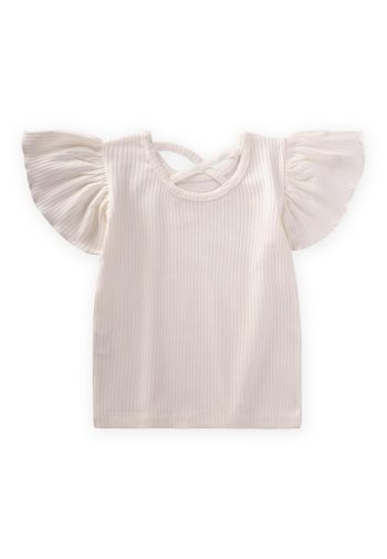 Butterfly Striped T-Shirt 2-9 Years Broken White