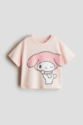 Printed Patterned Cotton T-Shirt