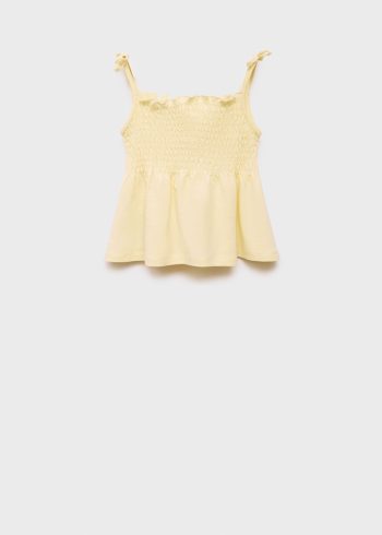 Drawstring Gathered Blouse