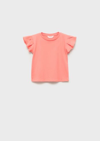Ruffled Sleeve T-Shirt