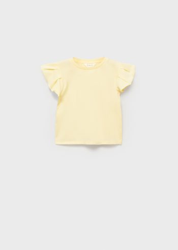 Ruffled Sleeve T-Shirt