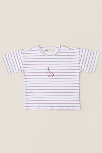 Striped T-Shirt Purple