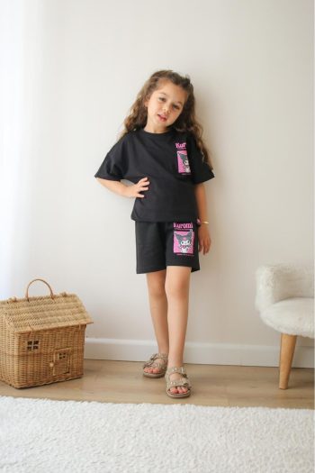 JELİBOOM KIDS KUROMI SHORT SET