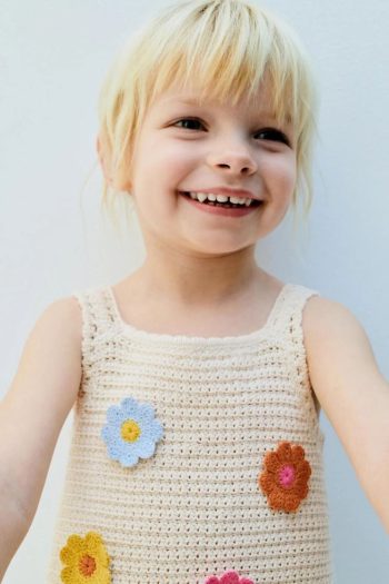 MIZUKI Pink Knitted Sweater Set for Girls