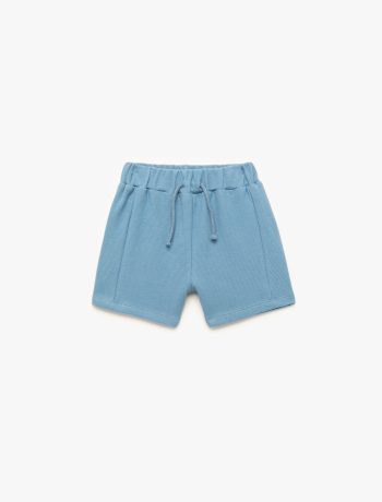 Boys' Cotton Basic Shorts with Elastic Waistband