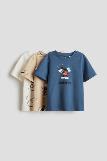 3-Piece Printed T-Shirt