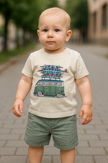 Boy's Denim Shorts Set
