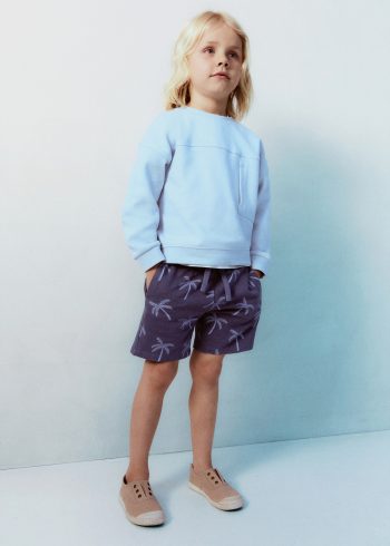 Cotton Printed Bermuda Shorts