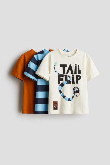 3-Piece Printed T-Shirt