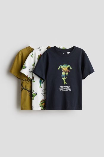 3-Piece Printed T-Shirt
