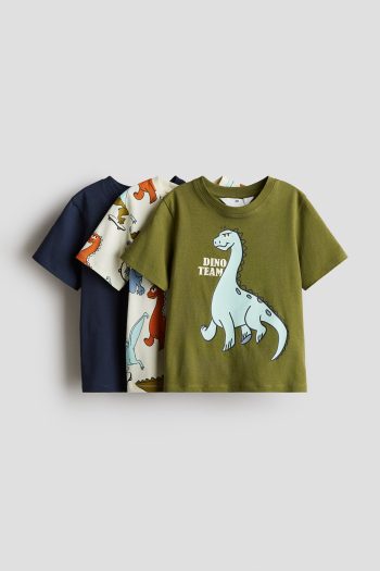 3-Piece Printed T-Shirt