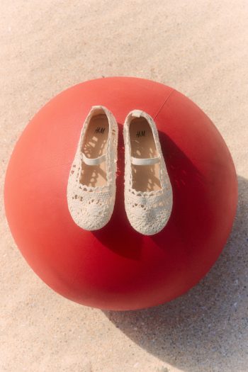 Knitted-Look Flat Shoes
