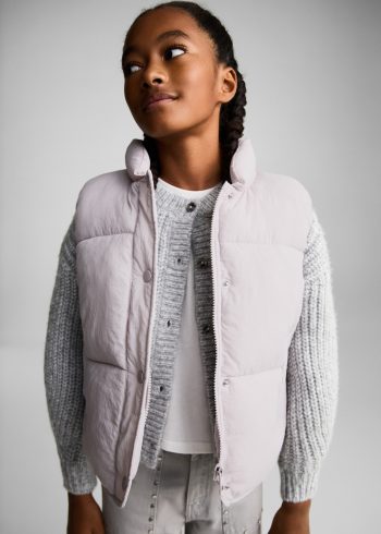 BUTTONED QUILTED VEST