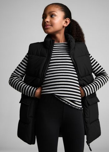 LONG QUILTED VEST