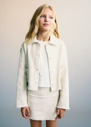 TEXTURED SHORT JACKET