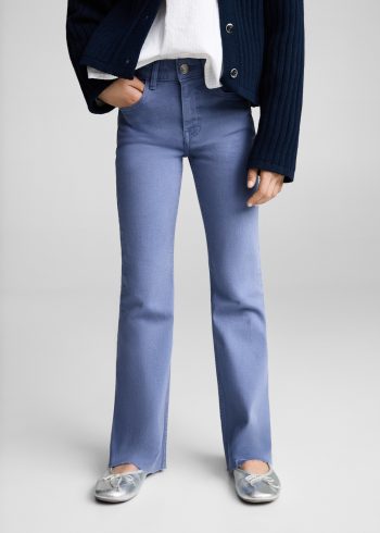 SEAMLESS FLARE JEAN TROUSERS