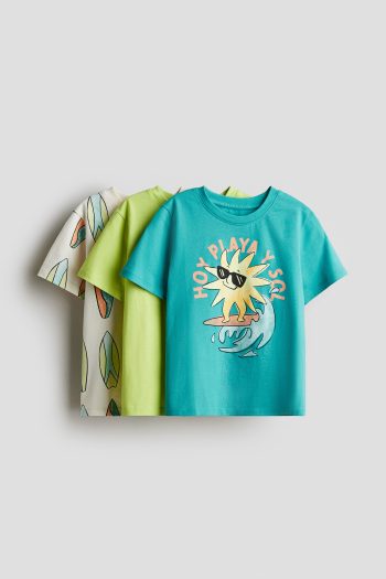 3-Piece Printed T-Shirt
