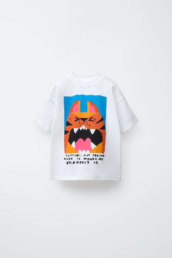 TIGER PRINT T-SHIRT