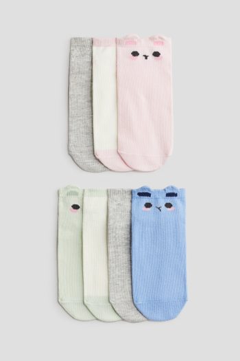7-Pair Ankle Socks