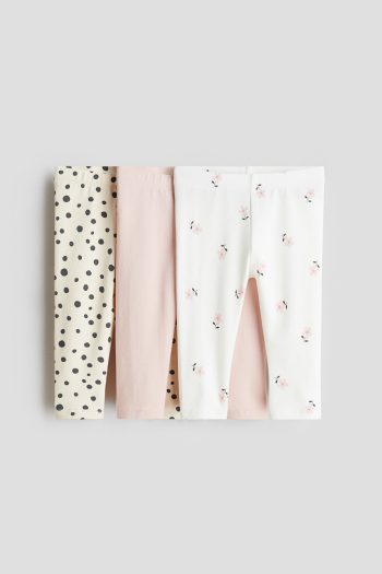 3 PIECE COTTON JERSEY TIGHTS