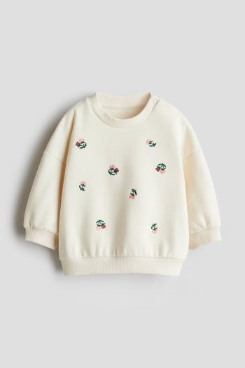 MOTIF DETAILED SWEATSHIRT