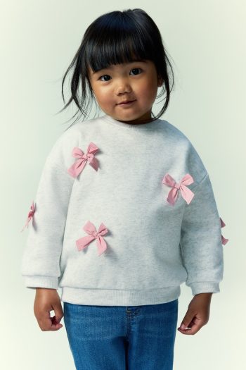 MOTIF DETAILED SWEATSHIRT