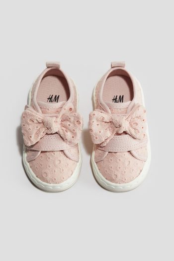 EMBROIDERY DETAILED CANVAS SPORTS SHOES