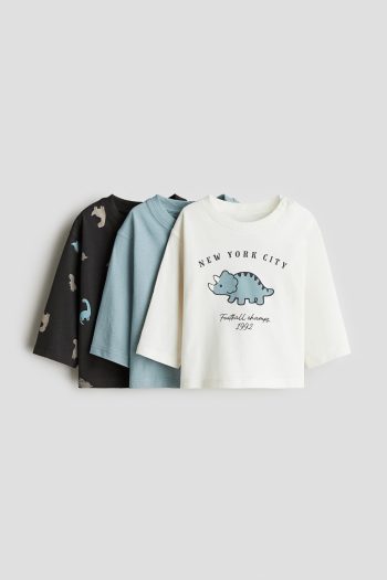 3-PIECE COTTON T-SHIRT