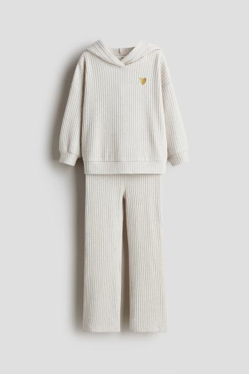 2-PIECE FURRY AND RUBBER KNITTED SET