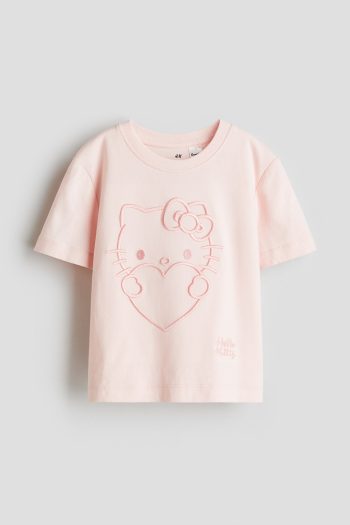 Print Patterned Cotton T-Shirt