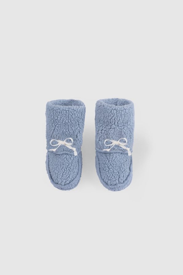 Wellsoft Blue Baby Slippers