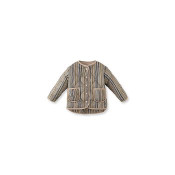 Striped Quilted Jacket