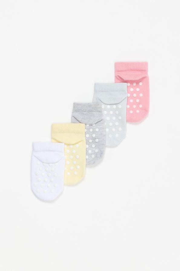 Non-Slip Sock Pack of 5