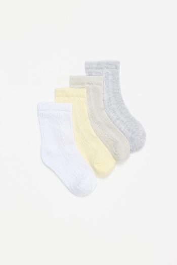 4-Pack Long Knit Socks