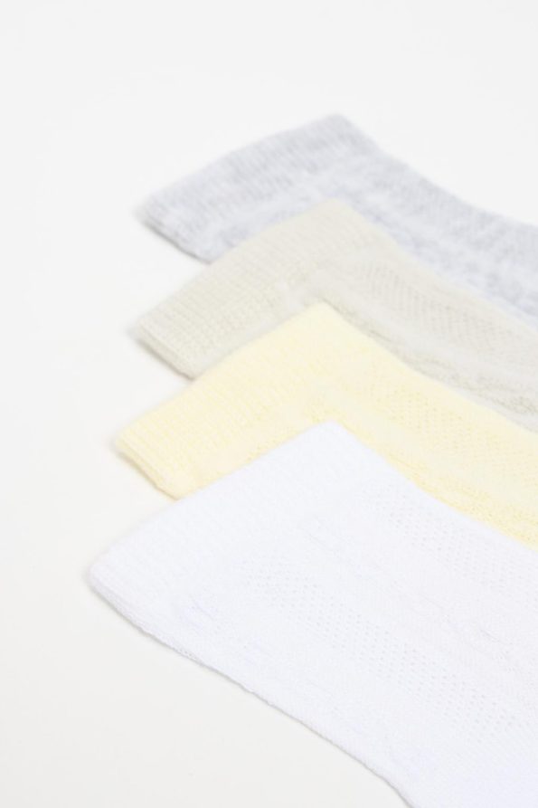 4-Pack Long Knit Socks