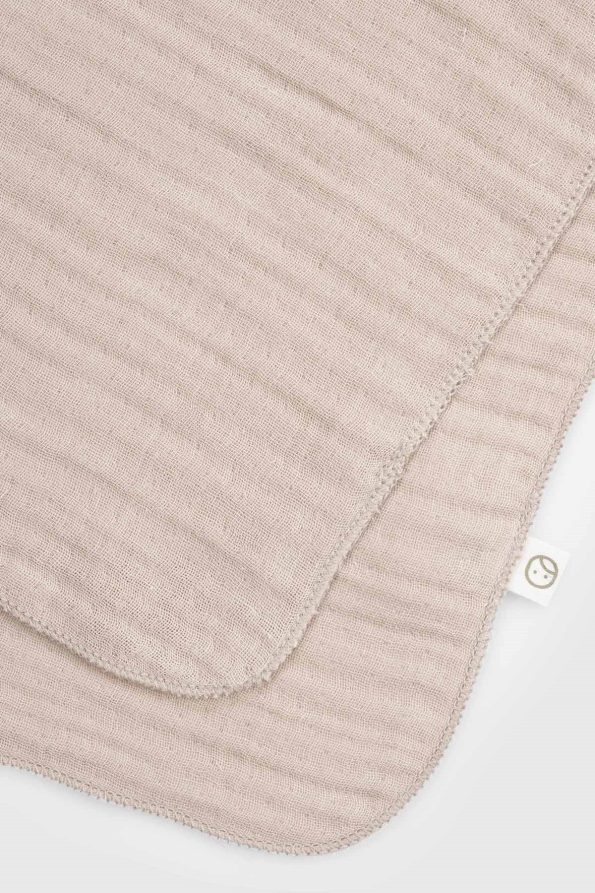 Organic Cotton Four-Layer Muslin Baby Shoulder Wrap Beige