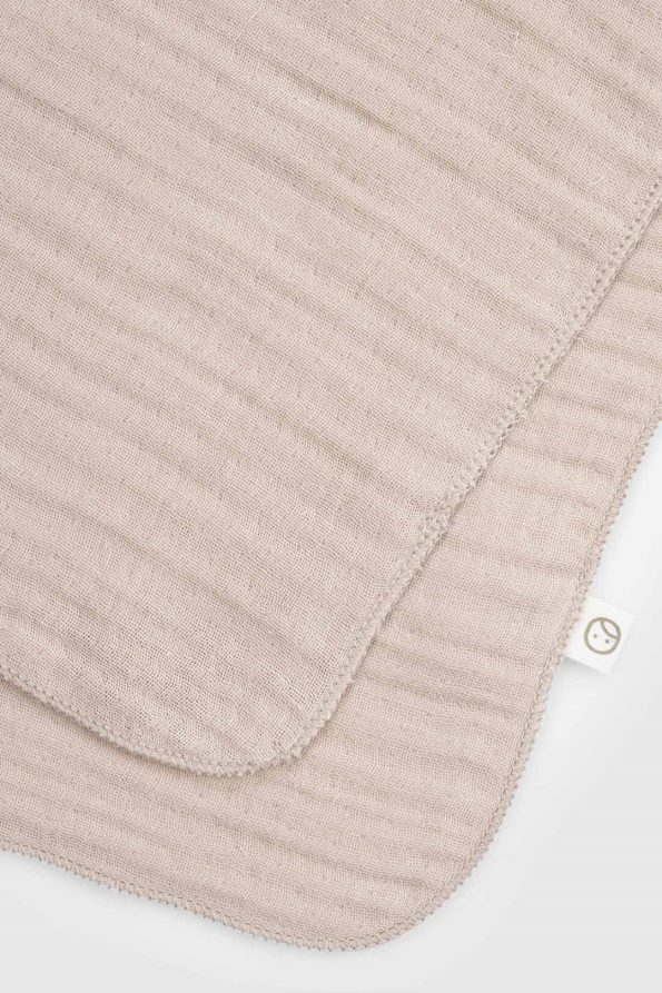 Organic Cotton Four-Layer Muslin Baby Shoulder Wrap Beige
