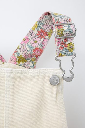 Floral Twill Dungarees